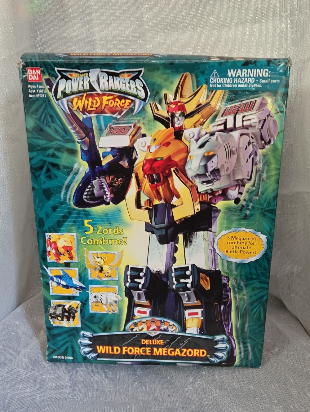 Vintage Bandai Power Rangers Wild Force Deluxe Megazord Action Figure